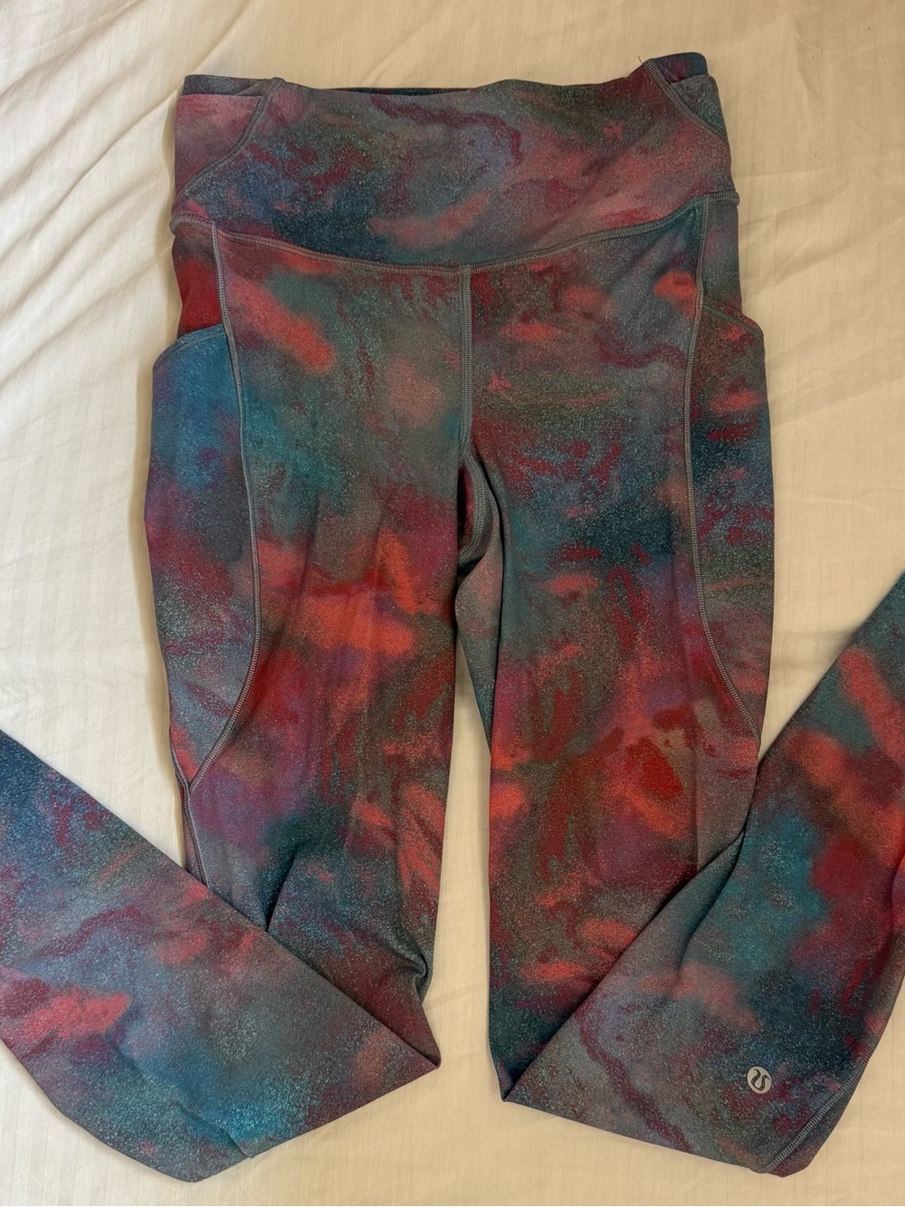 Lululemon Fast and Free High-Rise Tight 25” hazy afterglow multi - Picture 4 of 6